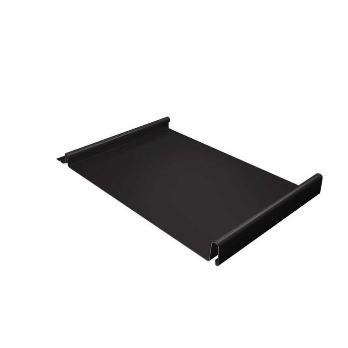 Фальцевая кровля Кликфальц Grand Line 0,5 Quarzit PRO Matt RR 32 Темно-Коричневый - фото №1